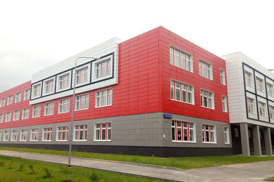 В Пушкино построена новая школа на 550 учеников!