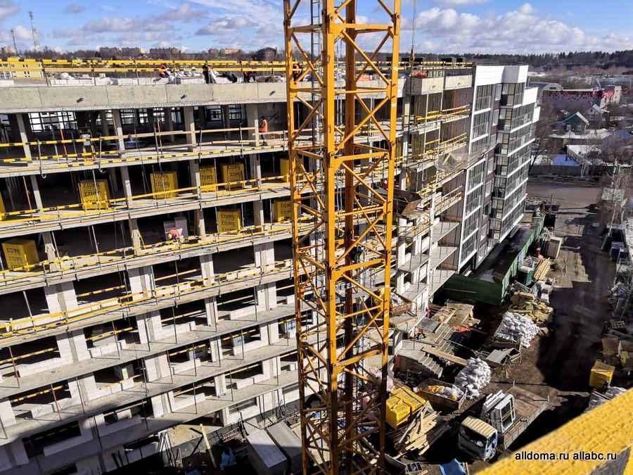 Строительство двух домов ЖК «Серебряные звоны-2» в Звенигороде ведется в соответствии с графиком! 