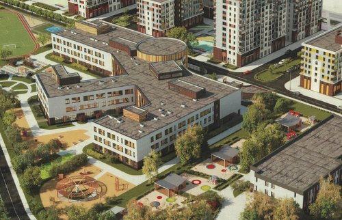 Школу на 1300 учеников в жилом комплексе «Испанские кварталы» построят осенью 2020 года, сообщил руководитель Департамента развития новых территорий Москвы Владимир Жидкин.
