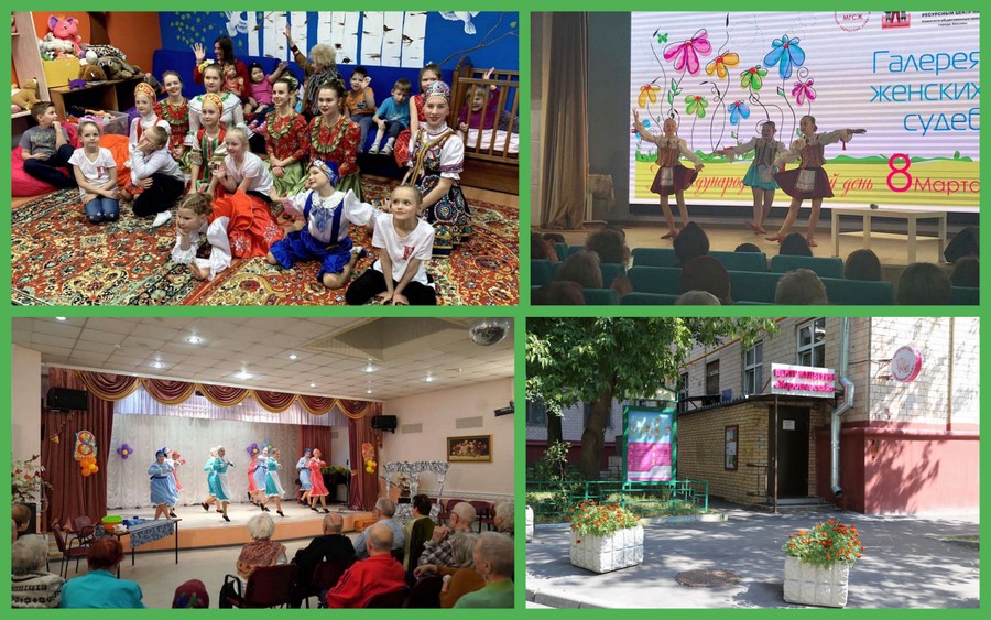 Ансамбль танца «Ровесник» центра культуры «Хорошевский»: традиции праздничных выступлений перед ветеранами возрождаются!