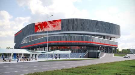 Возводимый рядом со Сколково группой «САФМАР» мультифункциональный зрелищный центр получит название МТС Live Arena!