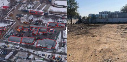 Москва - в районе Царицыно демонтирован комплекс самостроев!