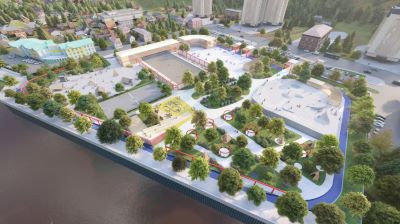 Градостроительный институт «Мирпроект» разработал концепцию парка на набережной реки Иртыш в Ханты-Мансийске!