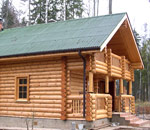 Строительство деревянных домов, бань, беседок из бревна, бруса по индивидуальным проектам