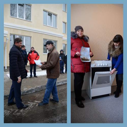 Порядка 90 жителей из двух аварийных домов г.о. Коломна получили ключи от новых квартир!