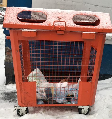 Активисты ОНФ в Москве добились установки контейнера для раздельного сбора мусора в САО! 