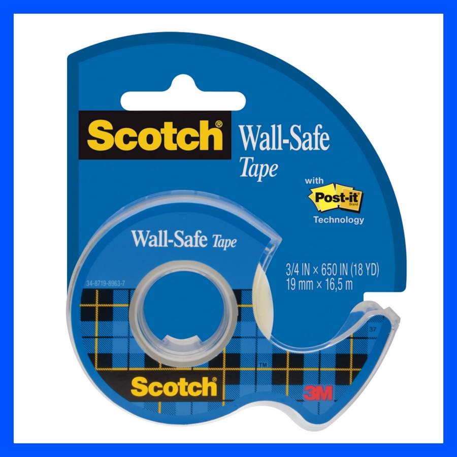 Сохраните приятные воспоминания с новой клейкой лентой Scotch® Wall-Safe tape!