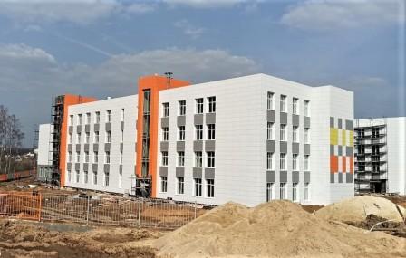 Строительство школы на 825 мест в Наро-Фоминске выполнено на 70%!