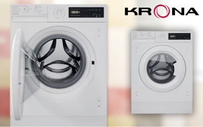 Одной из первых стиральных машин бренда бытовой техники KRONA стала встраиваемая модель KALISA 1400 8K WHITE