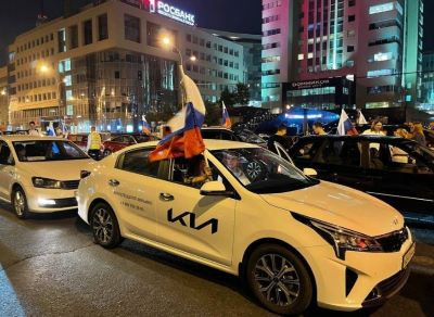 АвтоСпецЦентр Марьино присоединился к автопробегу, приуроченному ко Дню Государственного флага Российской Федерации!