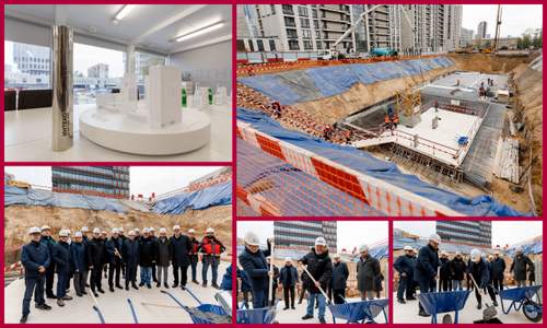 17 октября состоялась торжественная церемония заливки первого куба бетона в основание фундаментной плиты жилого комплекса премиум-класса ONEST