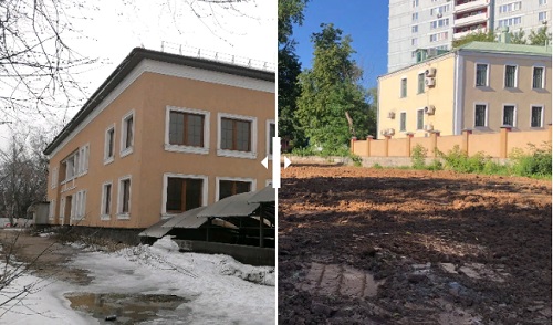 Иван Бобров: в Басманном районе демонтировали незаконное здание с мансардой и подвалом!