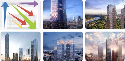 Из 14 небоскребов — зданий высотой от 100 метров — пять возводится компанией MR Group: JOIS, MOD, Famous, Symphony 34 и HIDE.
