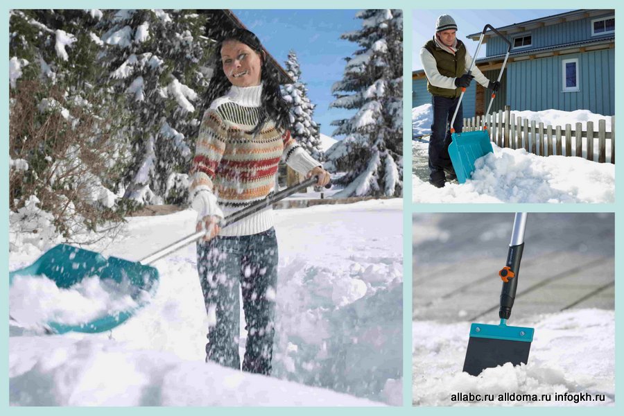 Радость первого снега - это всегда и его уборка. На помощь приходят верные "друзья" - лопата, скребок, скрепер!