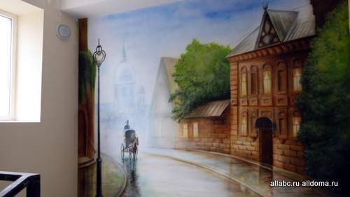 Подъезды дома в жилом районе «Гармония» украсила художественная роспись!